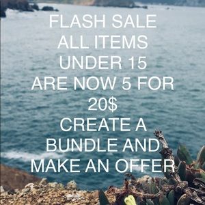 FLASH SALE!!!
